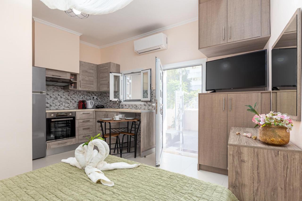 Fouki Apartments Ipsos Beach ภายนอก รูปภาพ